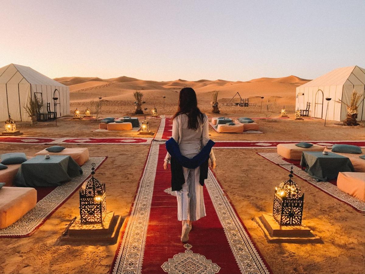 Authentic Desert Luxury Camp Merzouga Exterior foto