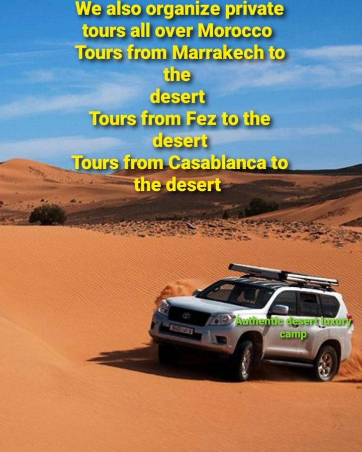 Authentic Desert Luxury Camp Merzouga Exterior foto